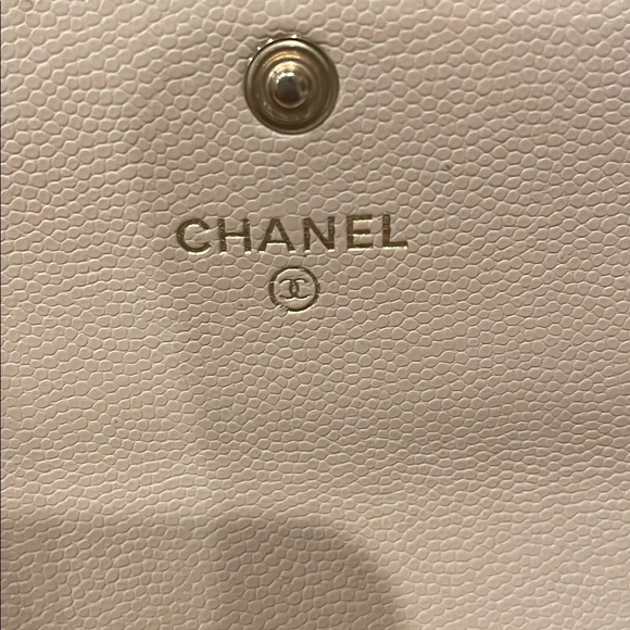 CHANEL Light Tan Quilted Wallet - Picture 8 of 10